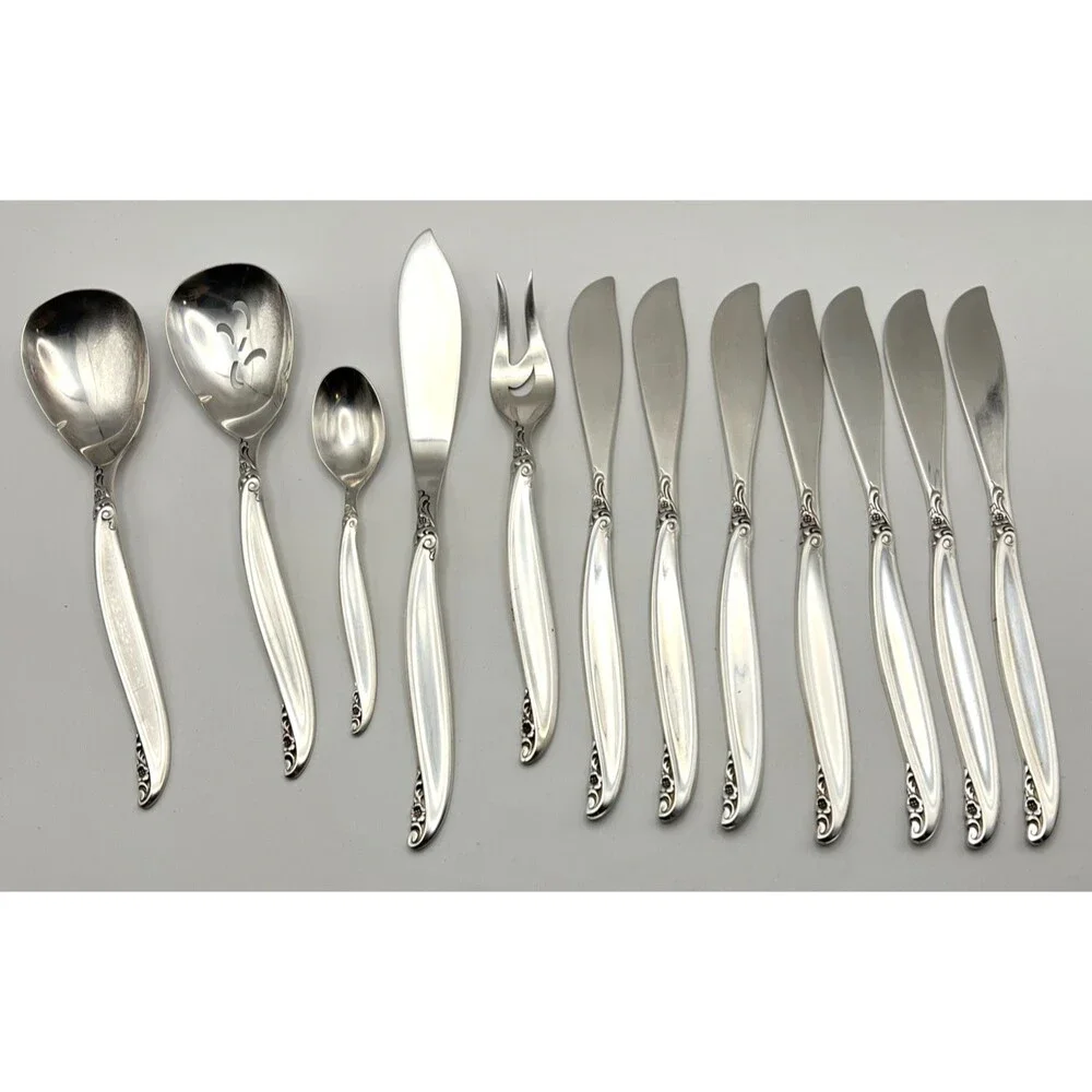 1847 ROGERS BROS IS  (International Silver) Leilani 12 Pc. Set Variety